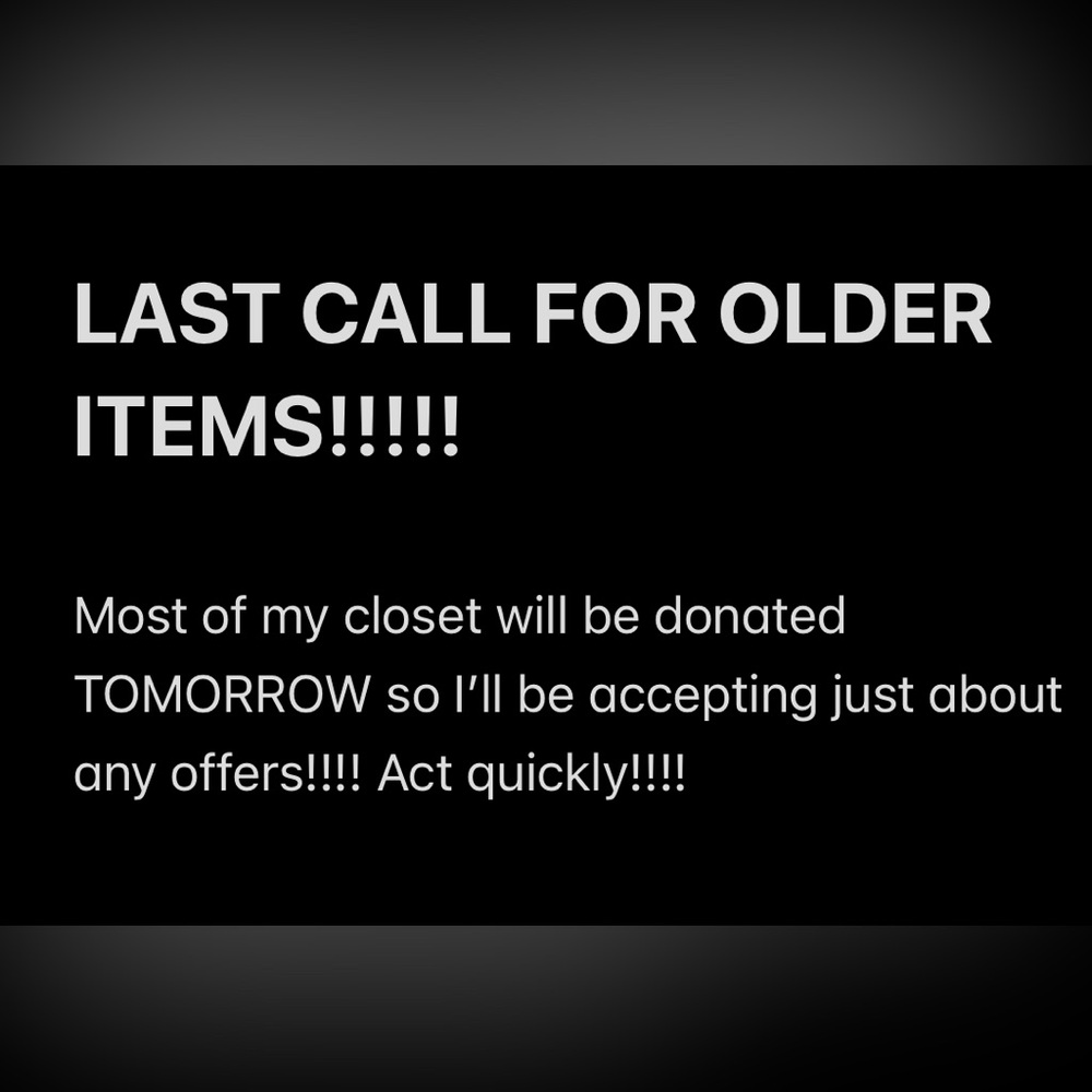 FINAL CALL FOR THE BEST DEALS!!!! 🎉
